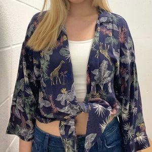 Pull&Bear Printed patterns Hawaii shirts